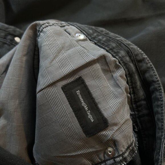 Ermenegildo Zegna Charcoal Straight Jeans US 36 - Picture 8 of 13